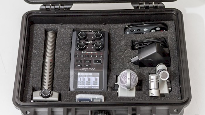 Verleih Zoom H6 mit allen mikrofonen die erhältlich sind. 