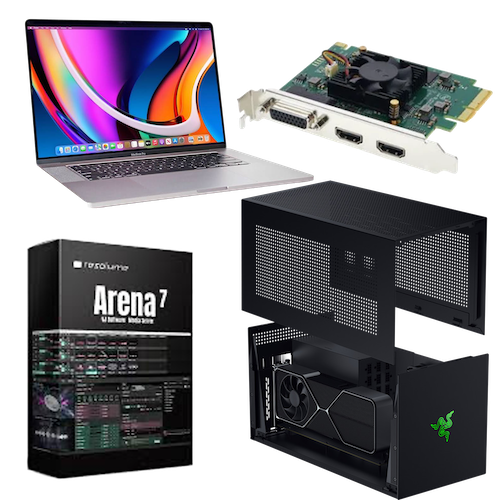 Verleih Musik Visualisierung System | Resolume 6 inkl. Hardware