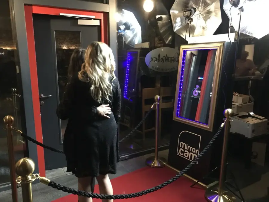 Mirrorcam VIP-Fotospiegel im Einsatz bei einem Event
